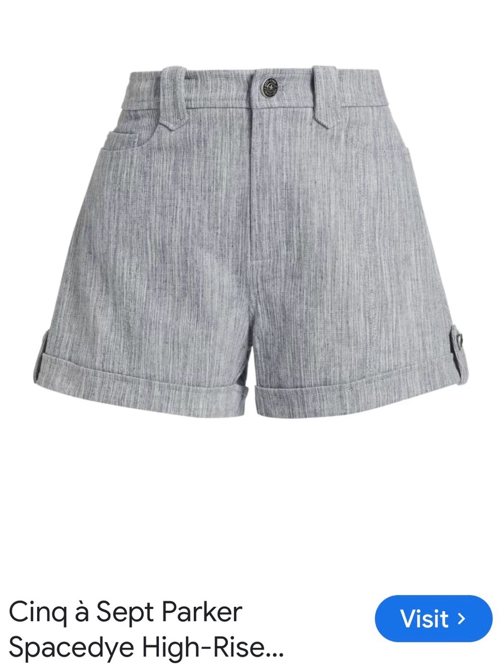 cinq a sept High-Waist Tailored Shorts